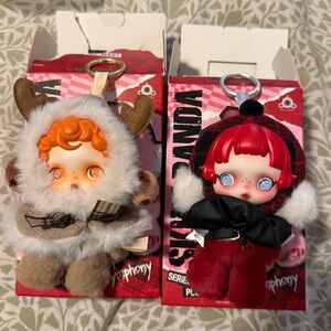 POPMART Skullpanda Winter Symphony Series Plush : Rock On , Wanderer’s Tune